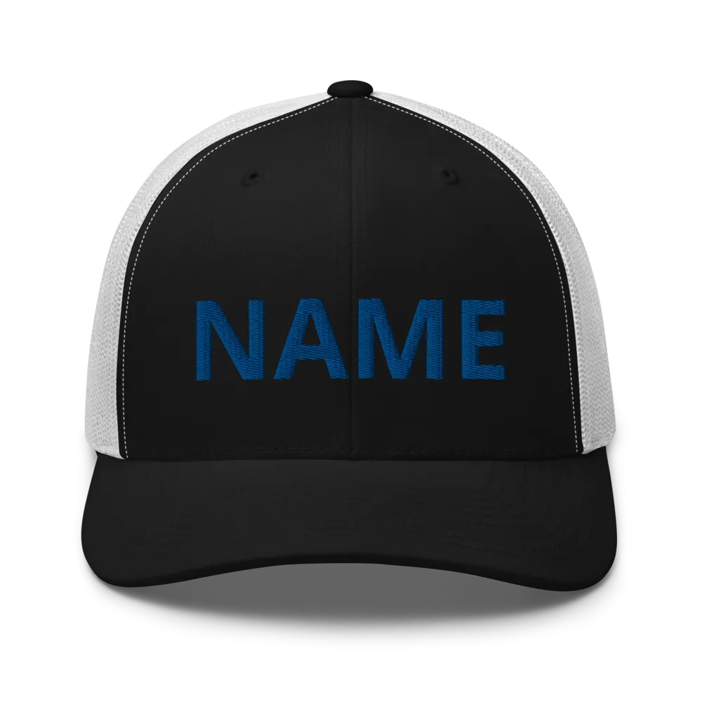 Custom Name Trucker Cap