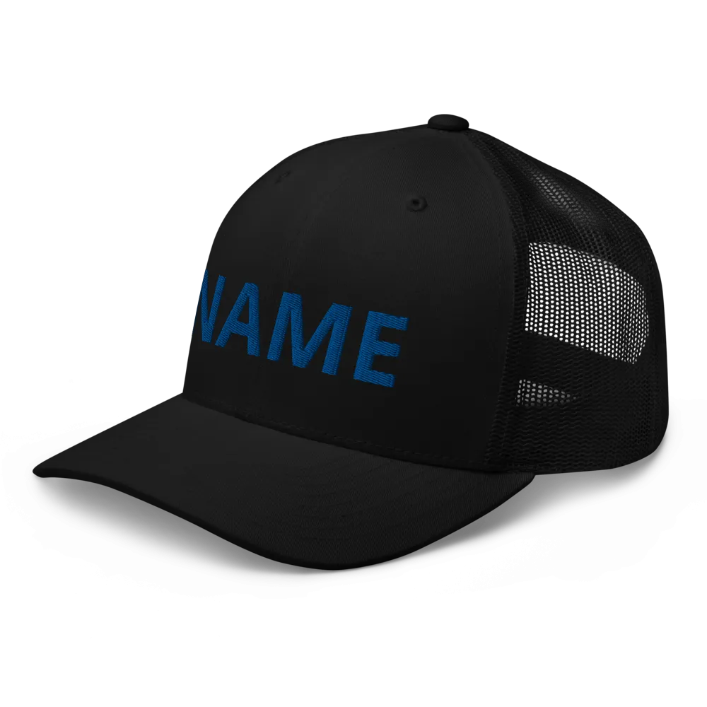 Custom Name Trucker Cap