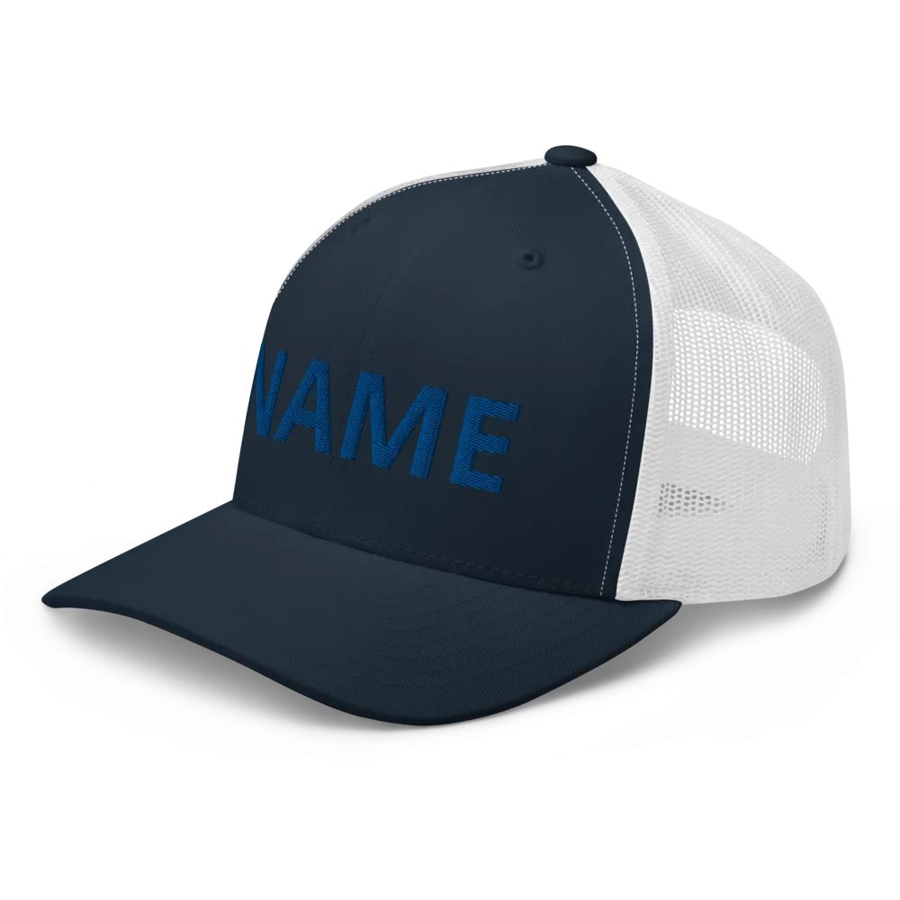 Custom Name Trucker Cap