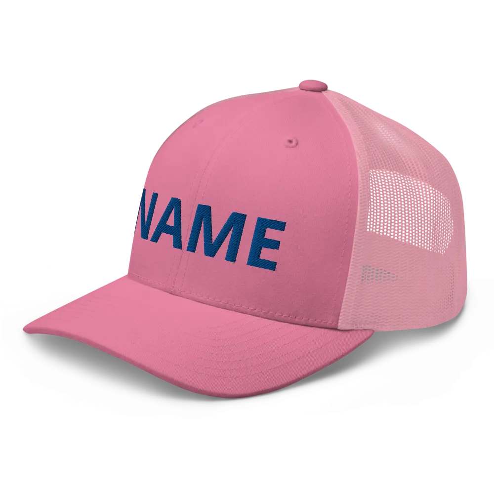 Custom Name Trucker Cap