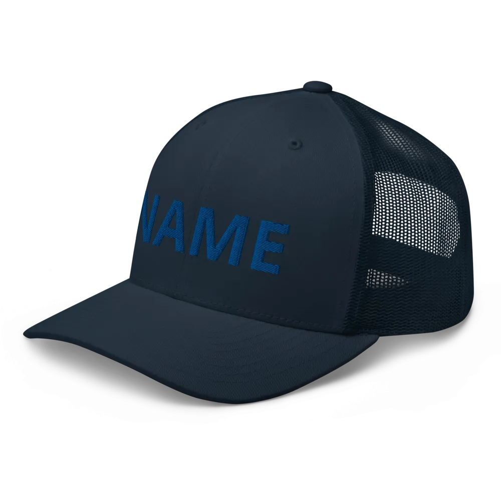 Custom Name Trucker Cap