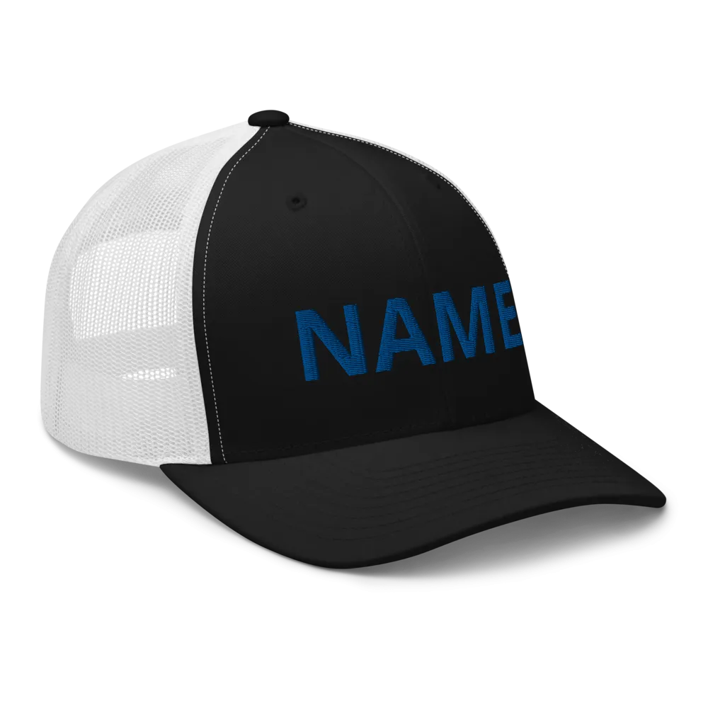 Custom Name Trucker Cap