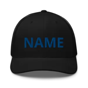 Custom Name Trucker Cap