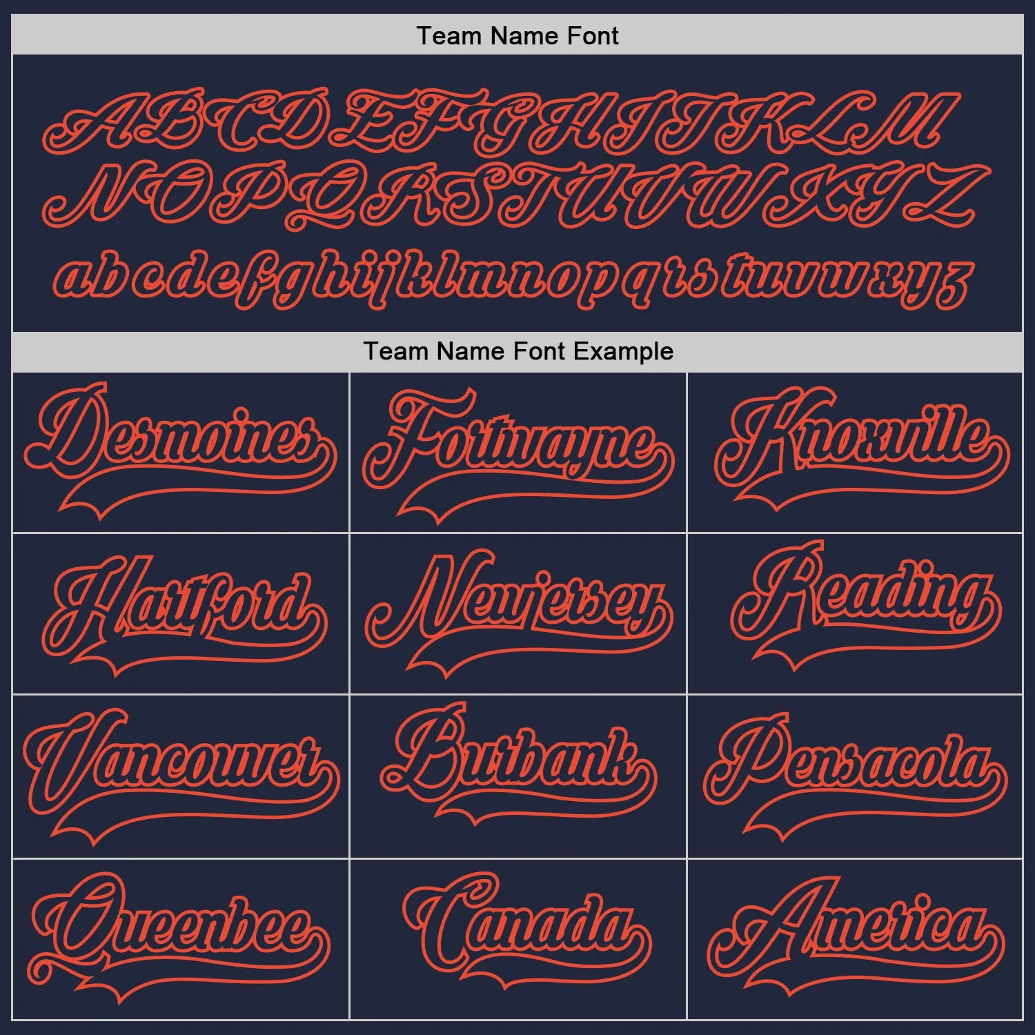 Custom Navy Navy-Orange Hockey Jersey