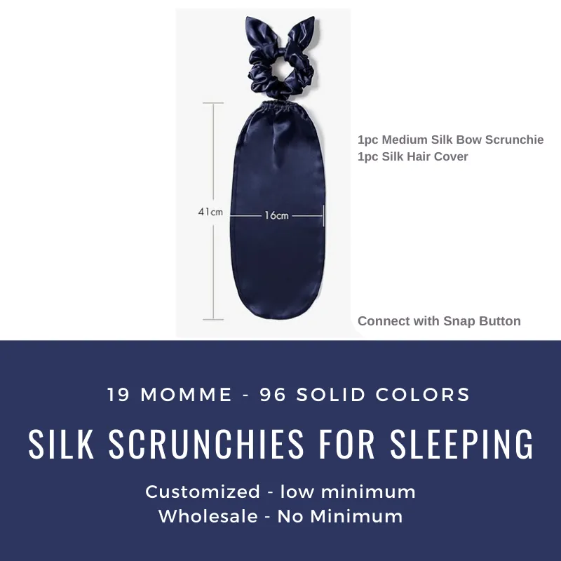Custom Wholesale Silk Scrunchies for Sleeping