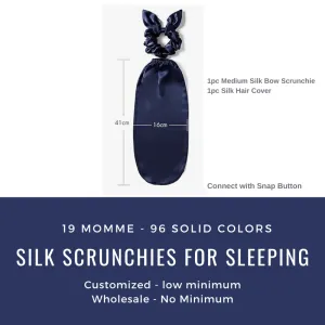 Custom Wholesale Silk Scrunchies for Sleeping