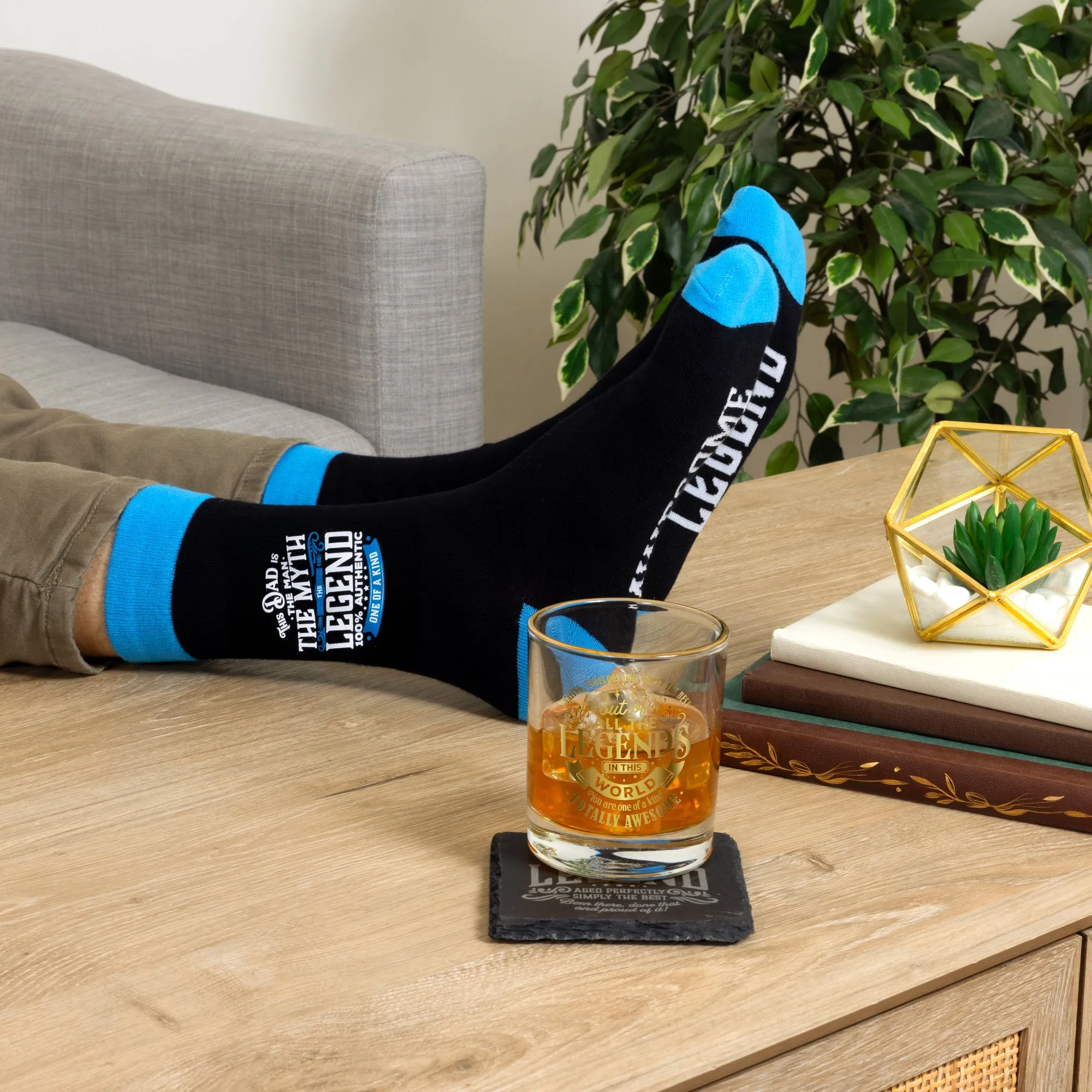 Dad Bamboo Crew Socks