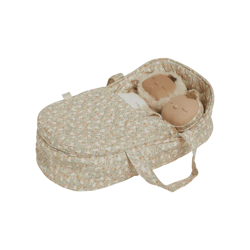 Dinkum Doll Carrycot Garden Floral