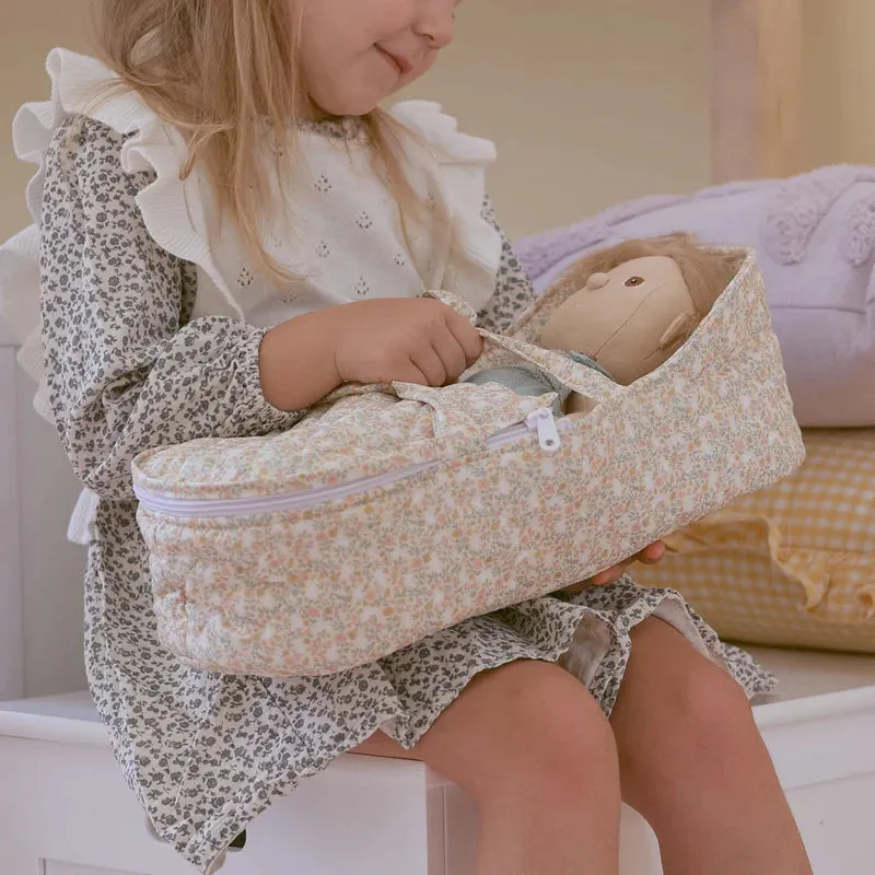 Dinkum Doll Carrycot Garden Floral