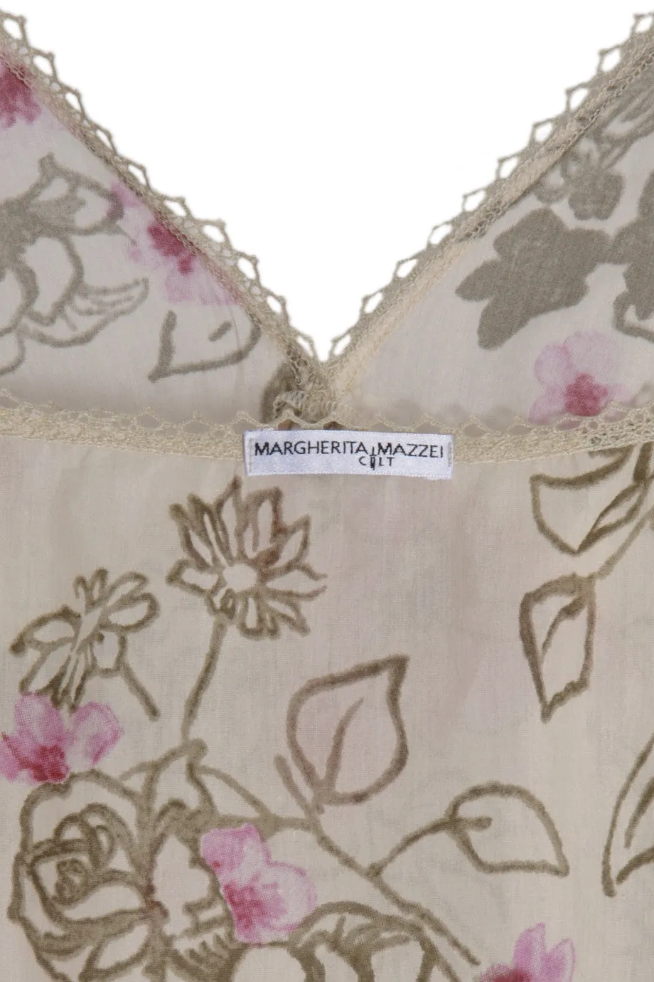 DIVINA Silk Floral Chemise