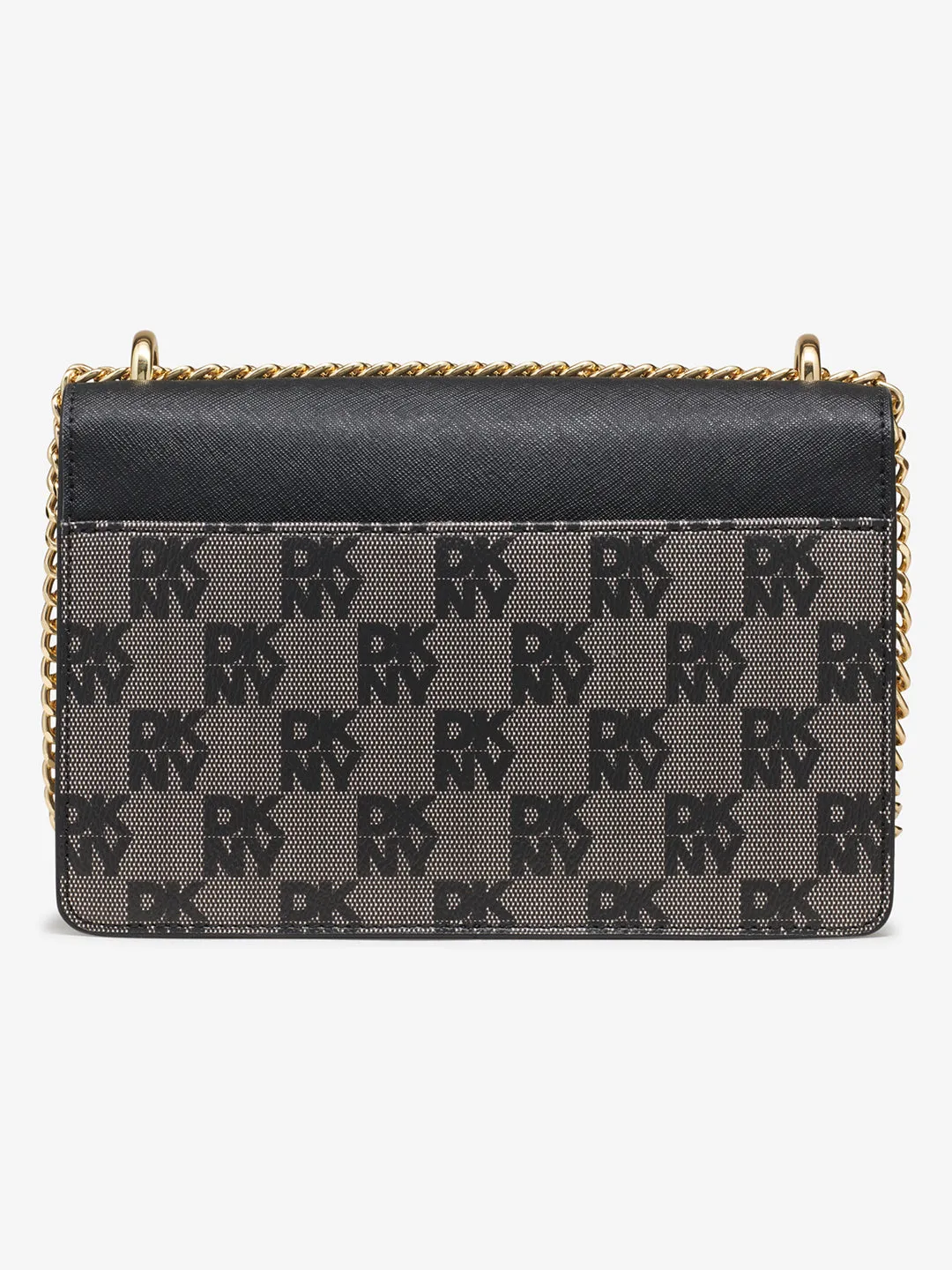 Dkny Women Black Printed Crossbody Bag