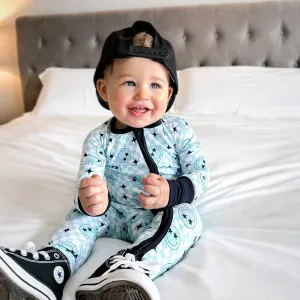 Dream Big Little Co Blue Smile StarZzz Dream Romper