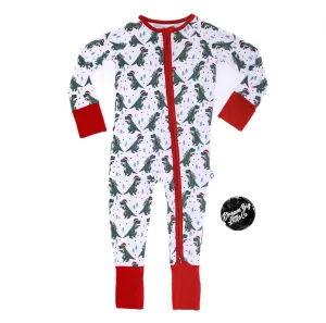 Dream Big Little Co Christmas Dinos Dream Romper
