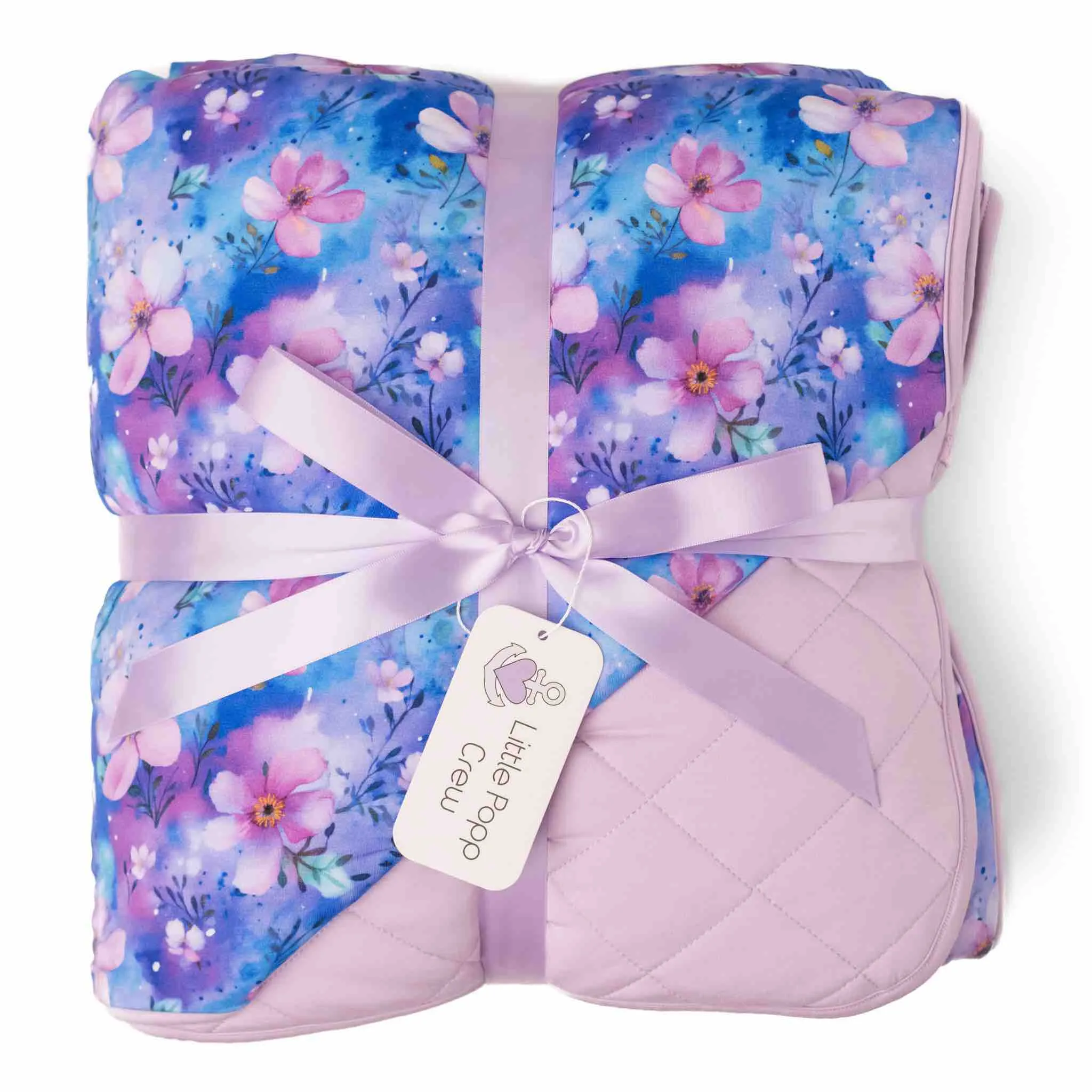 Dreamy Blooms | Quilted Bamboo Adult Blanket