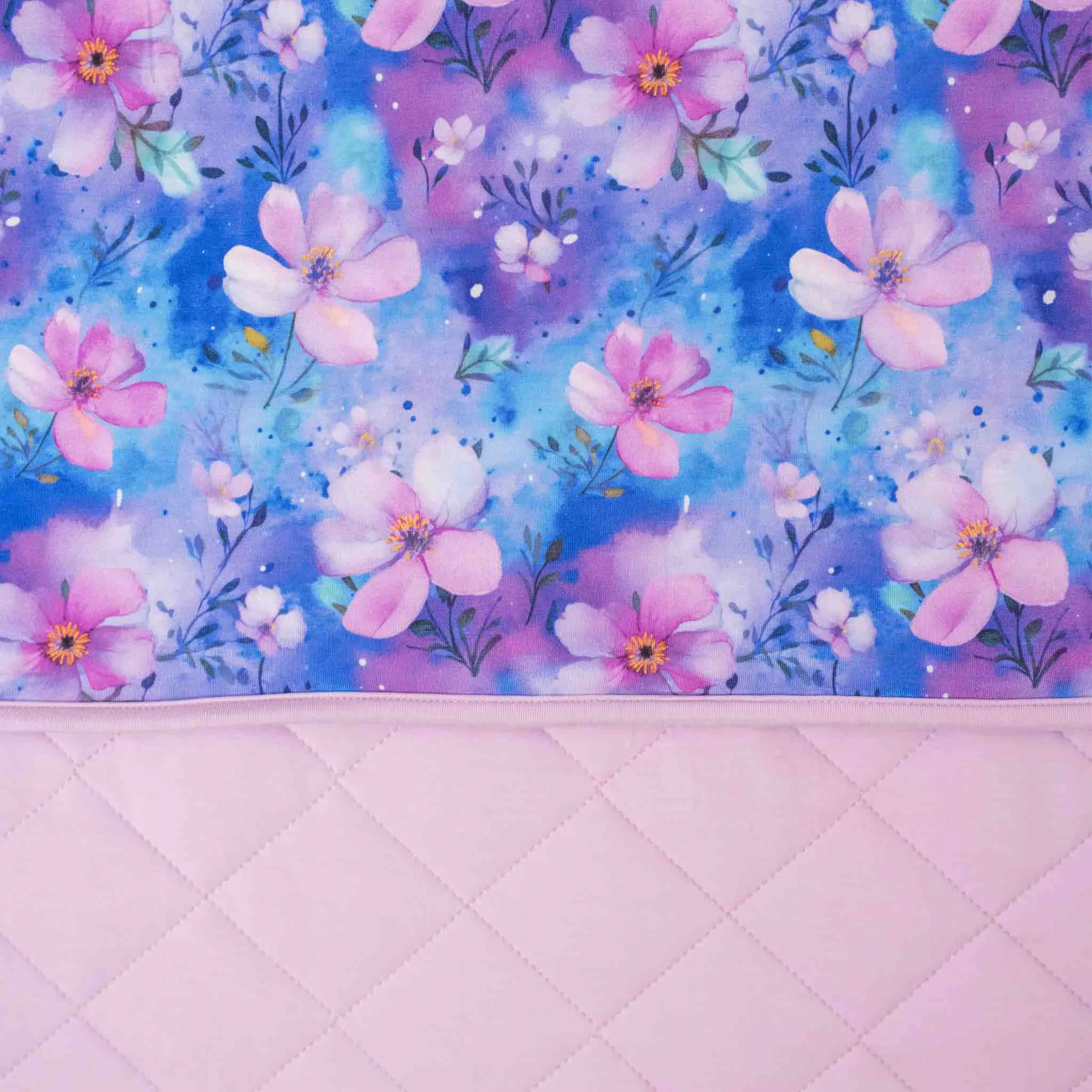 Dreamy Blooms | Quilted Bamboo Toddler Blanket