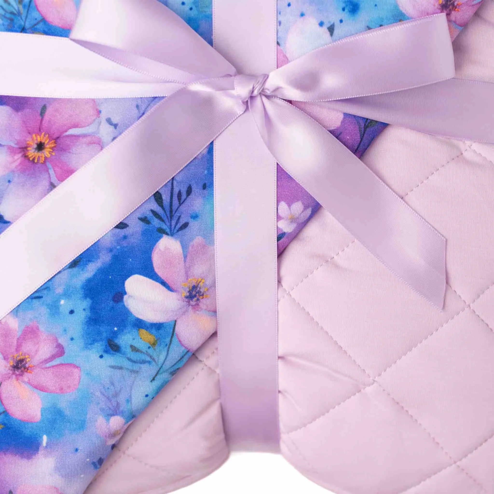 Dreamy Blooms | Quilted Bamboo Toddler Blanket