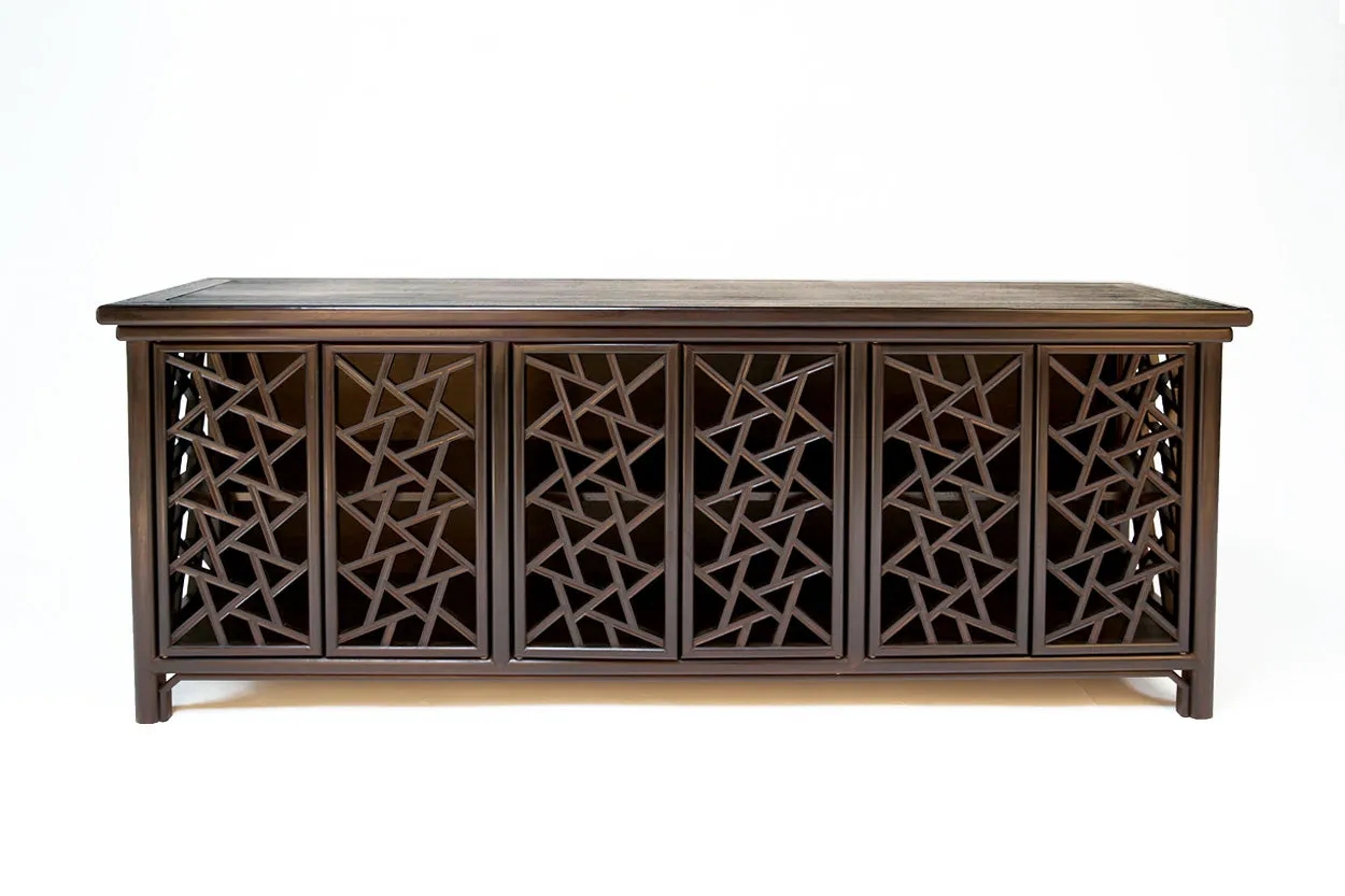 Ebony Bamboo Console/ Cabinet