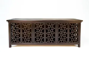 Ebony Bamboo Console/ Cabinet