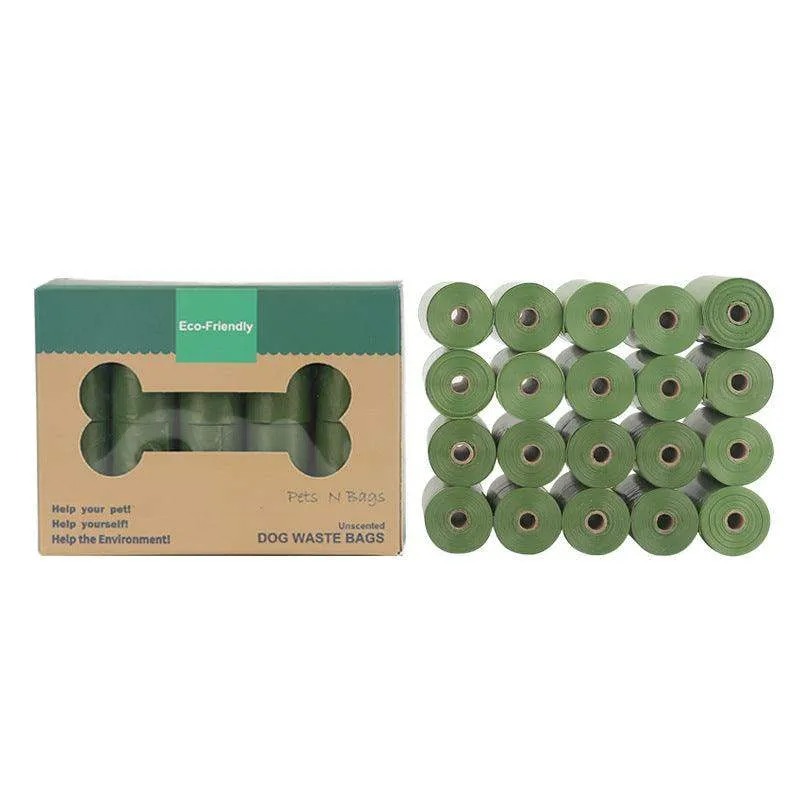 Eco-Friendly Degradable Pet Waste Bags Dog Poop Bag Thick Durable Dispenser