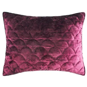 Ellora Plum Velvet King Sham
