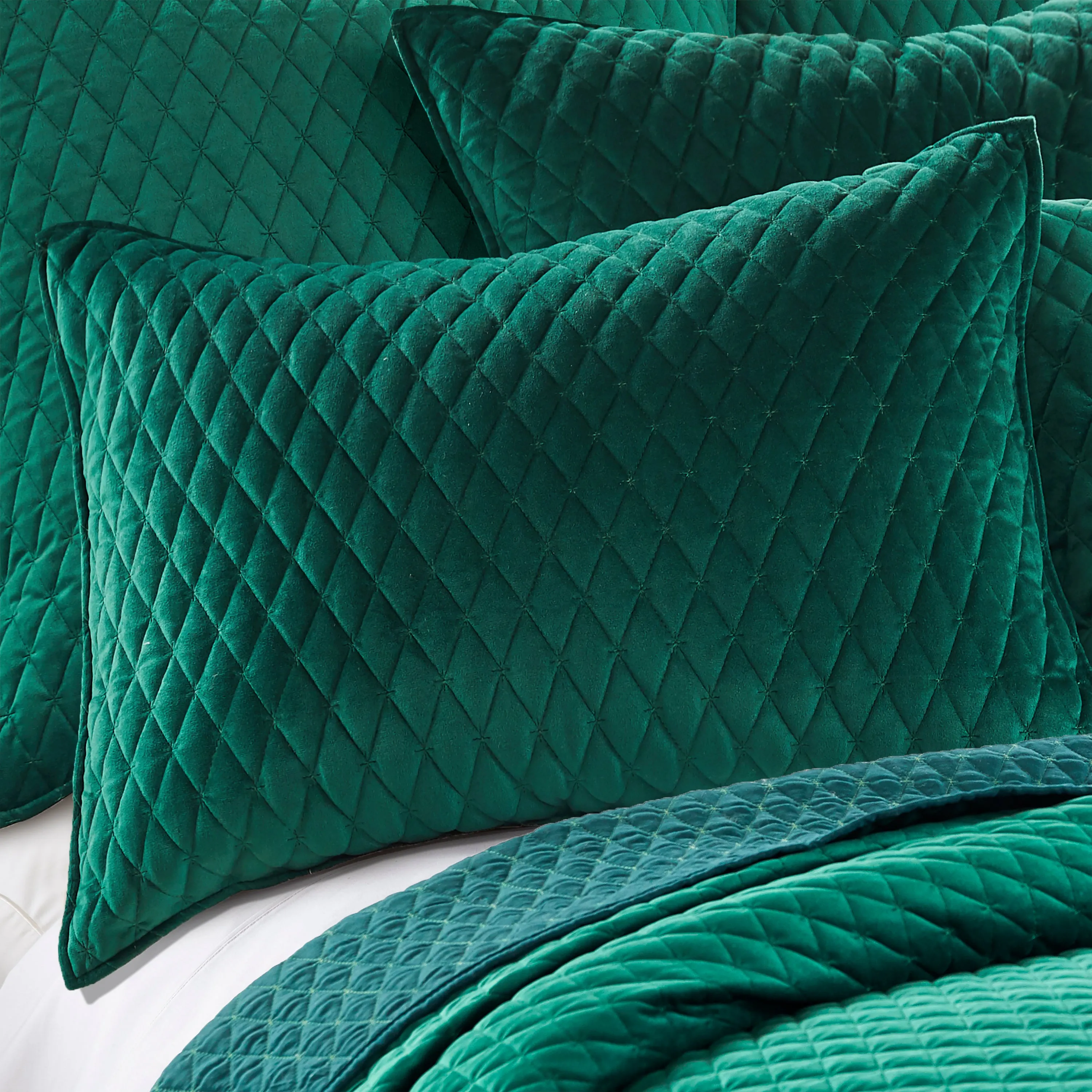 Empire Velvet Green Standard Sham