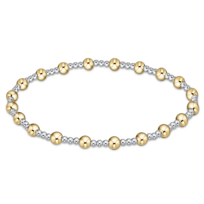 enewton Sincerity Pattern Mixed Metal Bracelet