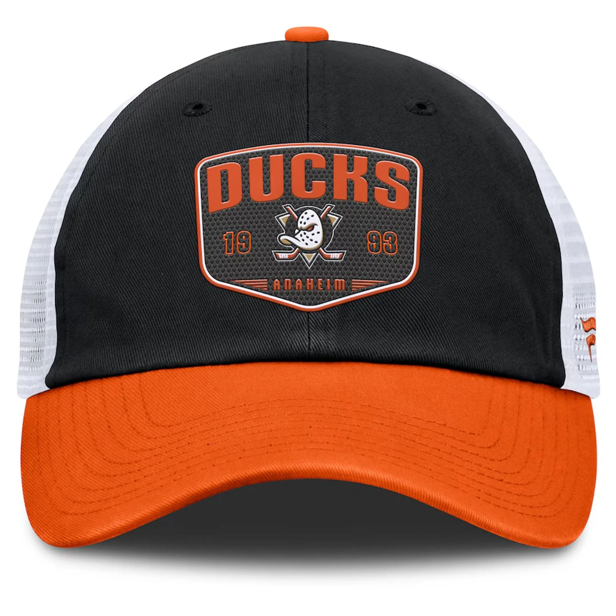 Fanatics One-Timer Cotton Structured Adjustable Mesh Hat - Anaheim Ducks