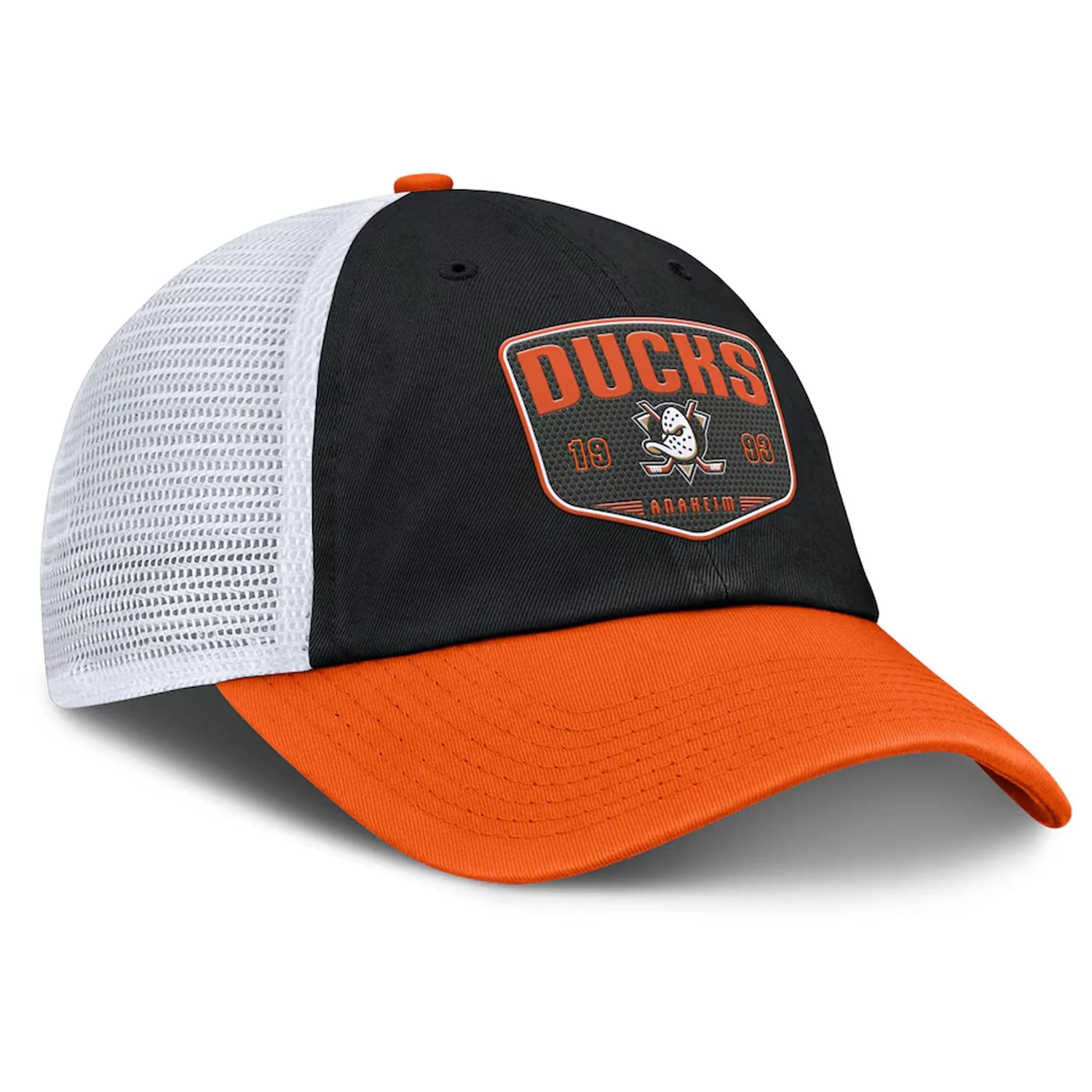 Fanatics One-Timer Cotton Structured Adjustable Mesh Hat - Anaheim Ducks