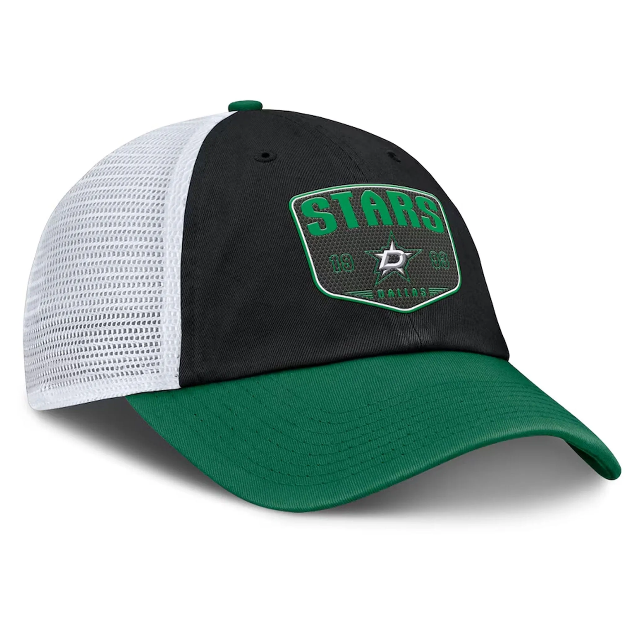Fanatics One-Timer Cotton Structured Adjustable Mesh Hat - Dallas Stars