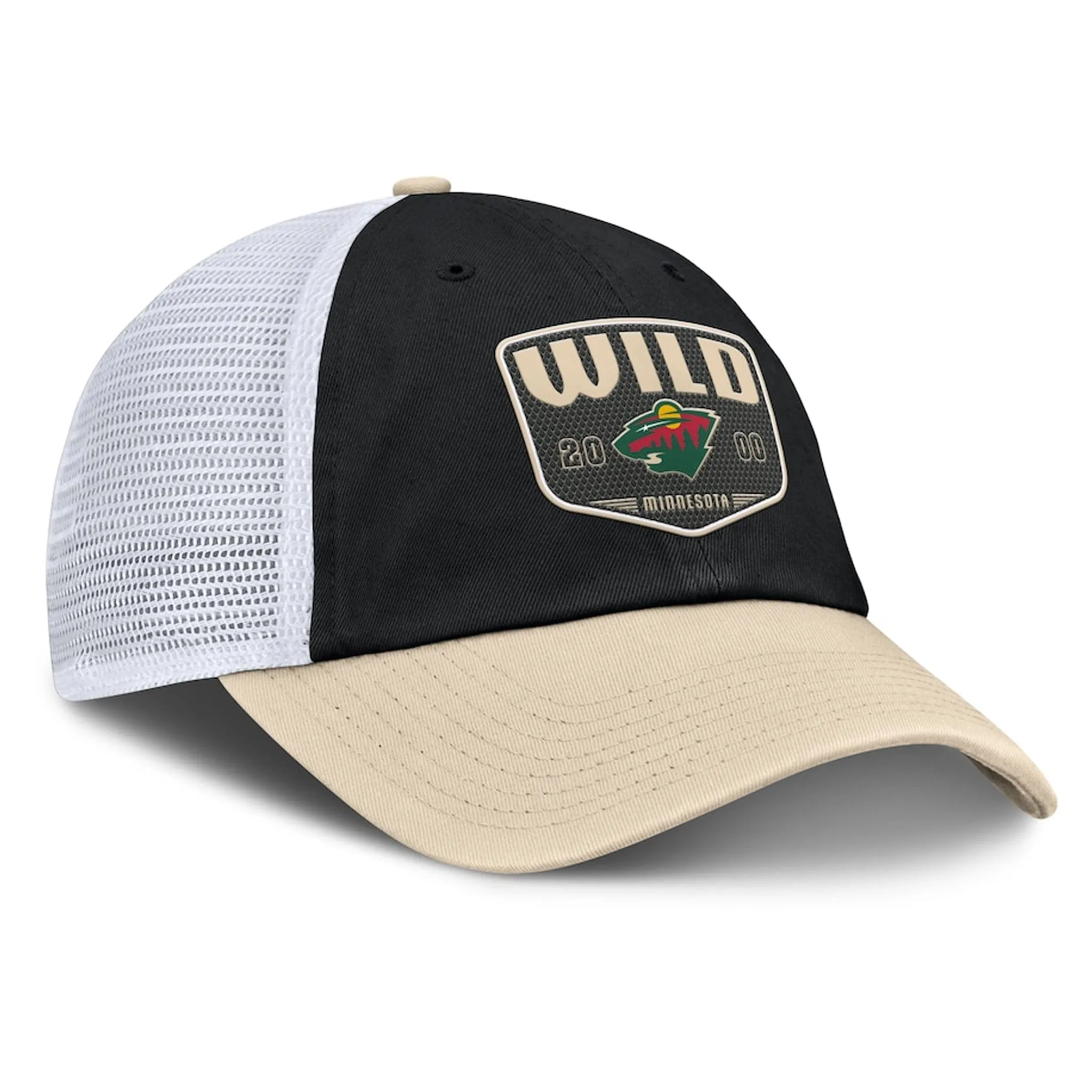 Fanatics One-Timer Cotton Structured Adjustable Mesh Hat - Minnesota Wild