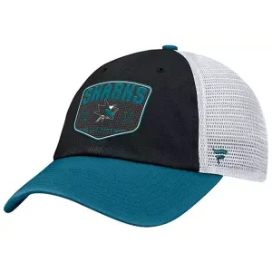 Fanatics One-Timer Cotton Structured Adjustable Mesh Hat - San Jose Sharks