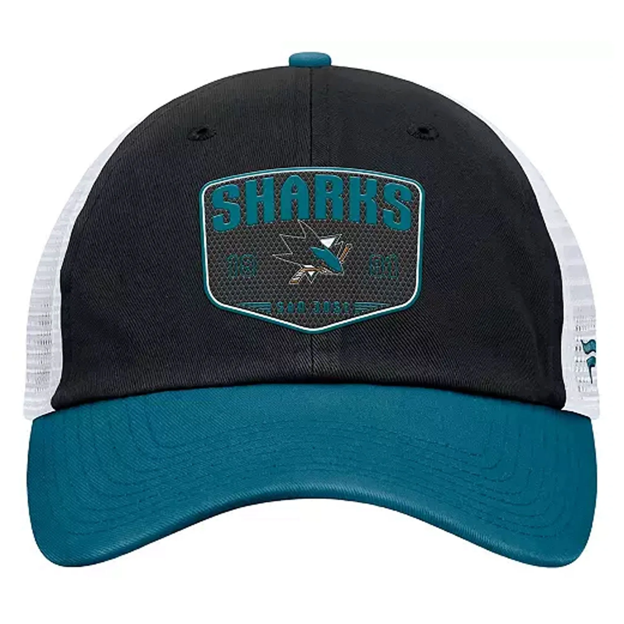 Fanatics One-Timer Cotton Structured Adjustable Mesh Hat - San Jose Sharks