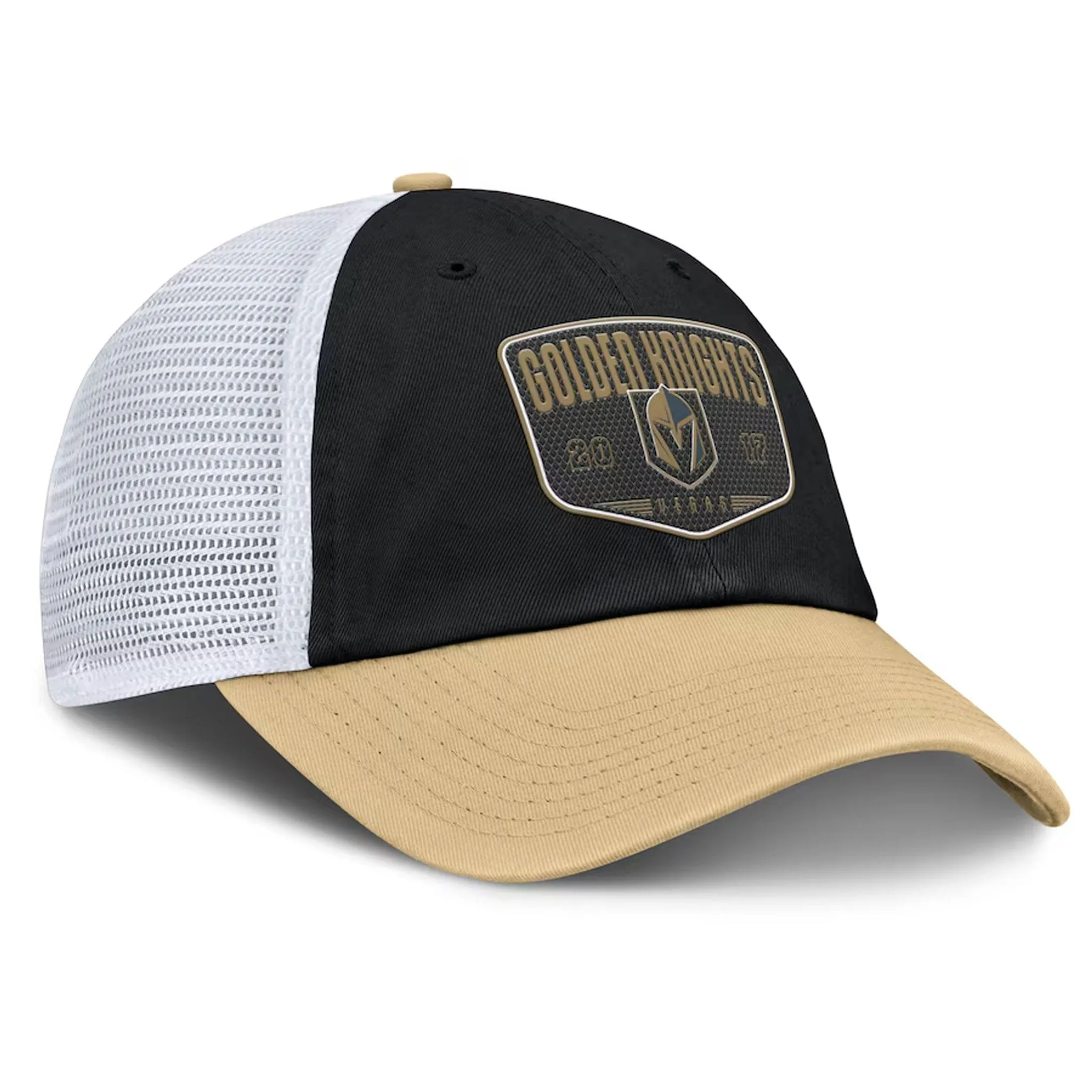 Fanatics One-Timer Cotton Structured Adjustable Mesh Hat - Vegas Golden Knights