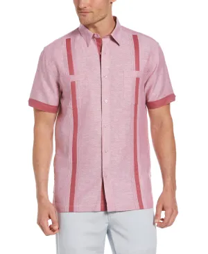Fashion Double Pocket Guayabera Shirt