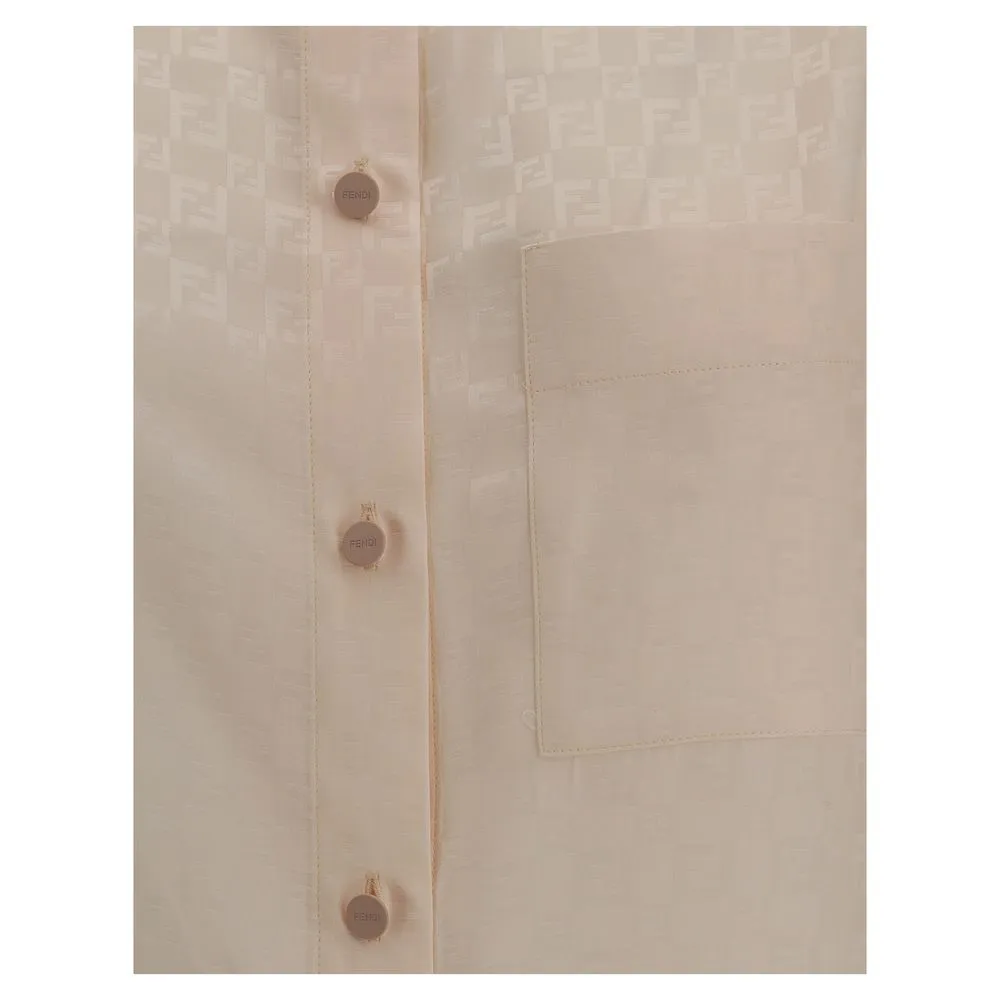 FF pattern Silk Shirt