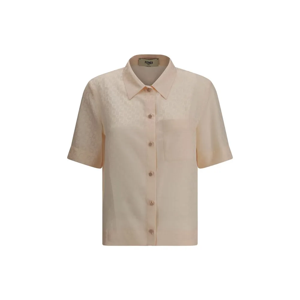 FF pattern Silk Shirt
