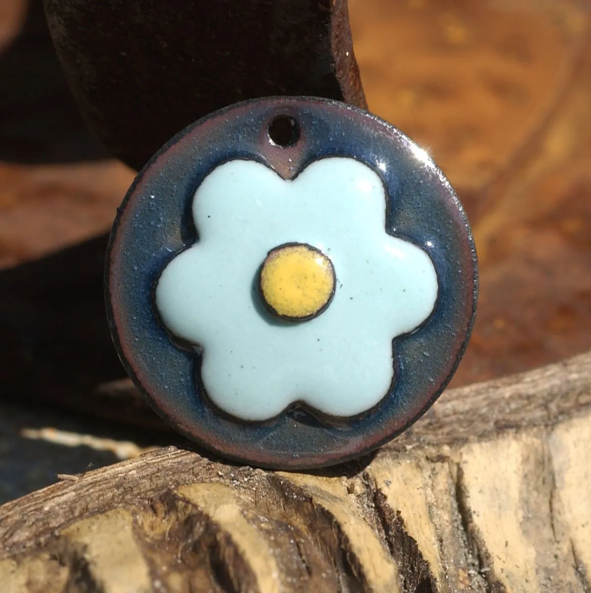 Flower 19.5mm Woodgrain Pattern  Blank Cutout for Enameling Stamping Texturing Blanks Variety of Metals