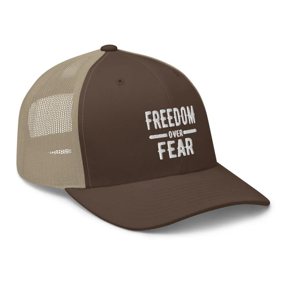 Freedom over Fear Trucker Cap