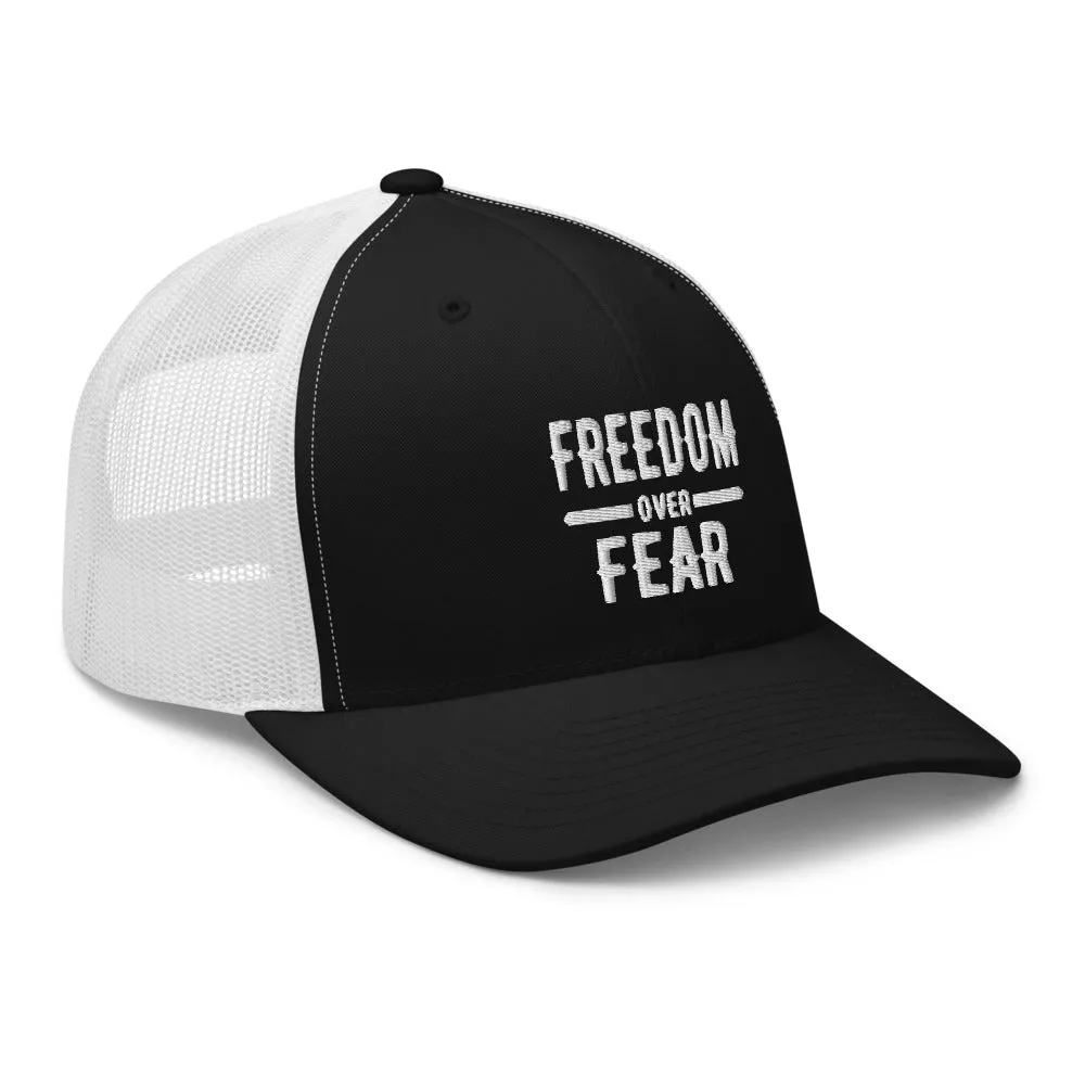 Freedom over Fear Trucker Cap