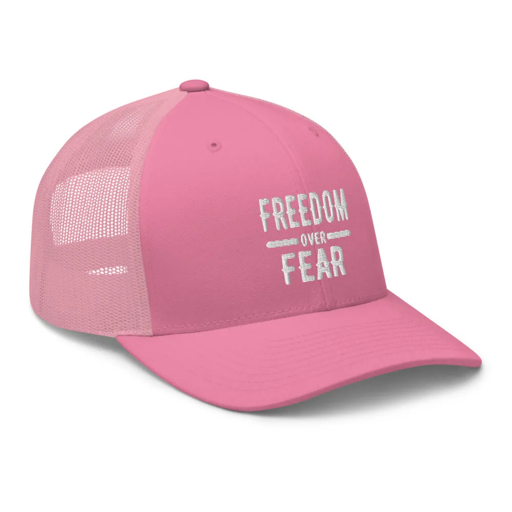 Freedom over Fear Trucker Cap