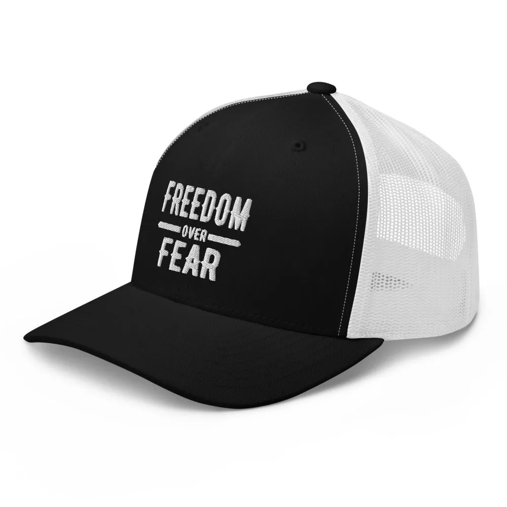 Freedom over Fear Trucker Cap
