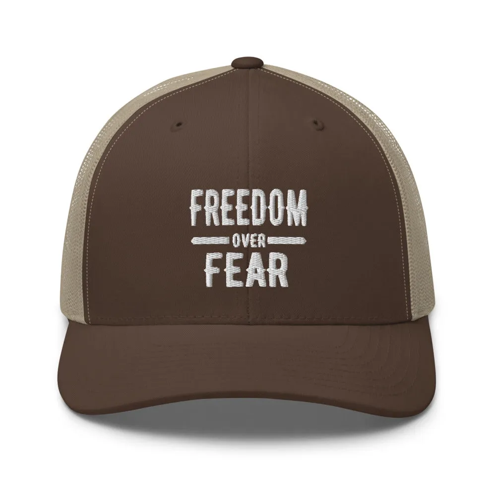 Freedom over Fear Trucker Cap