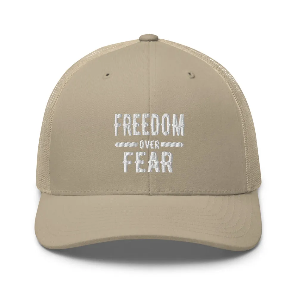 Freedom over Fear Trucker Cap