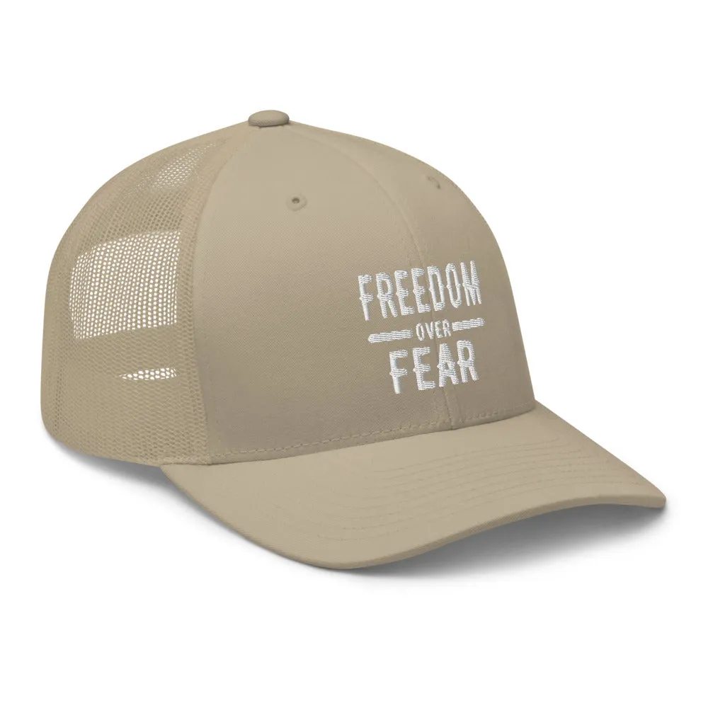 Freedom over Fear Trucker Cap