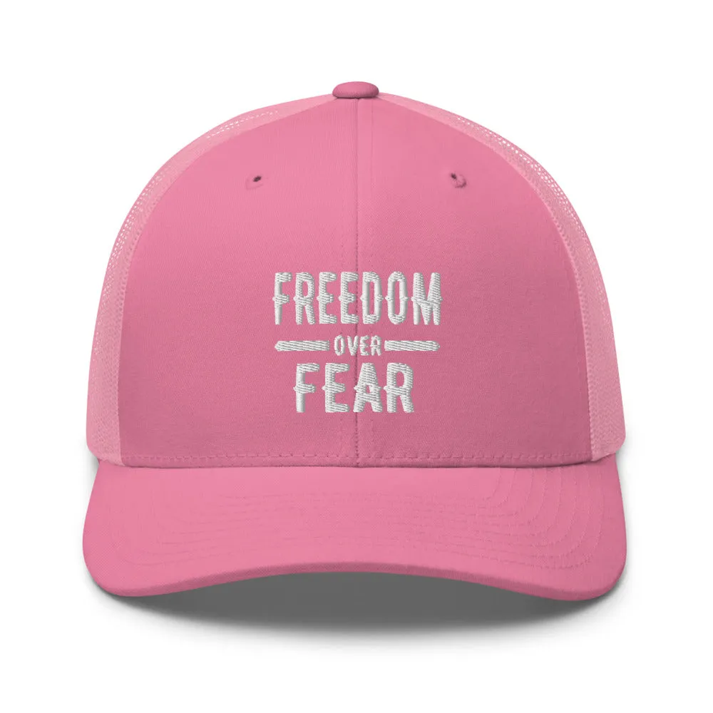Freedom over Fear Trucker Cap