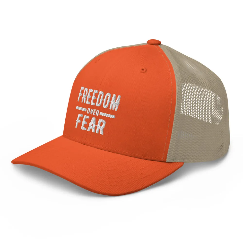 Freedom over Fear Trucker Cap