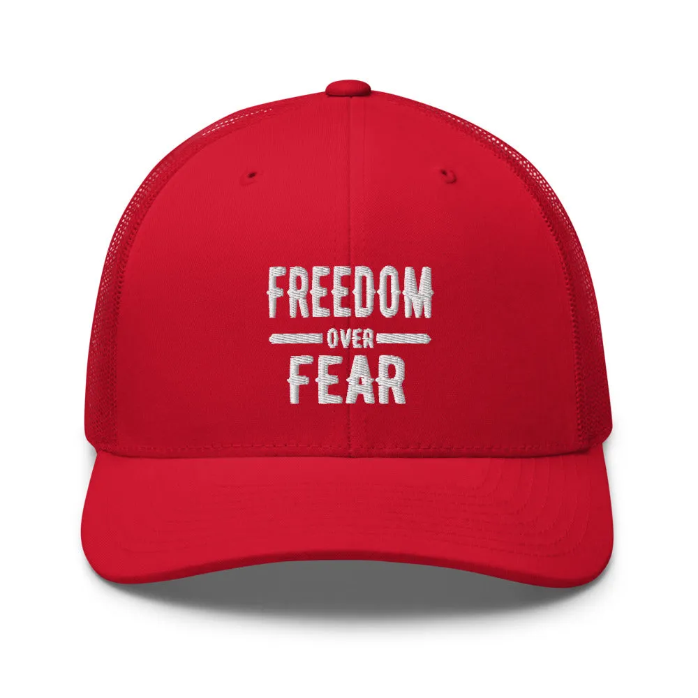 Freedom over Fear Trucker Cap