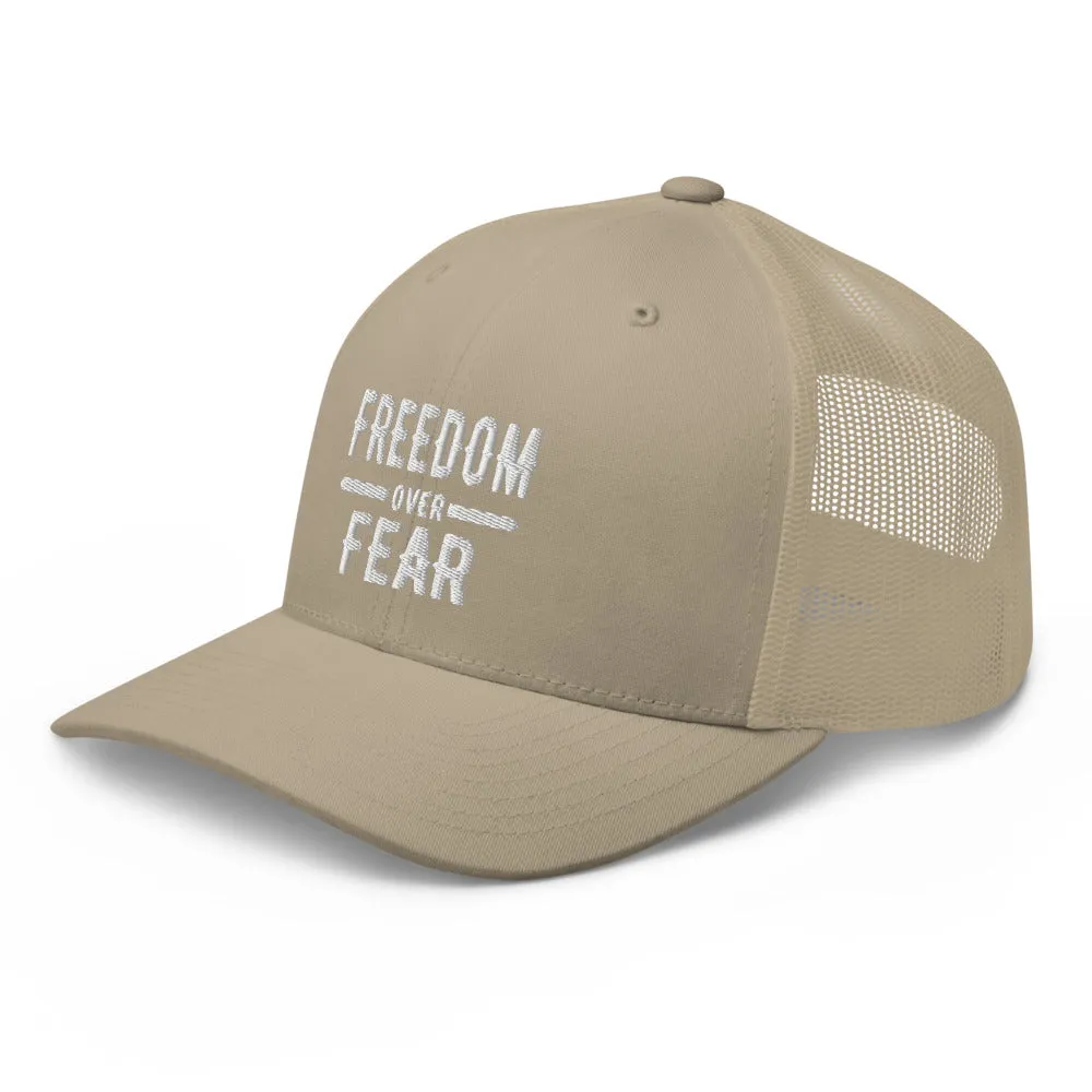Freedom over Fear Trucker Cap