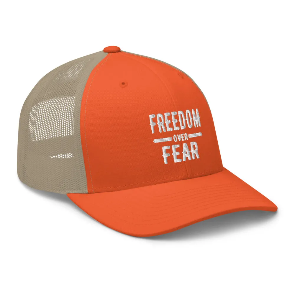 Freedom over Fear Trucker Cap