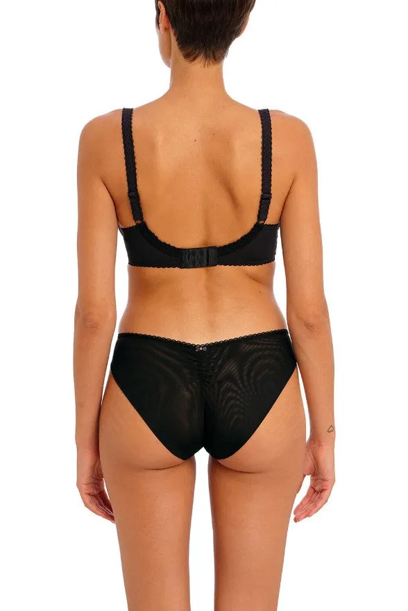 FREYA - ROSE BLOSSOM BRIEF IN BLACK